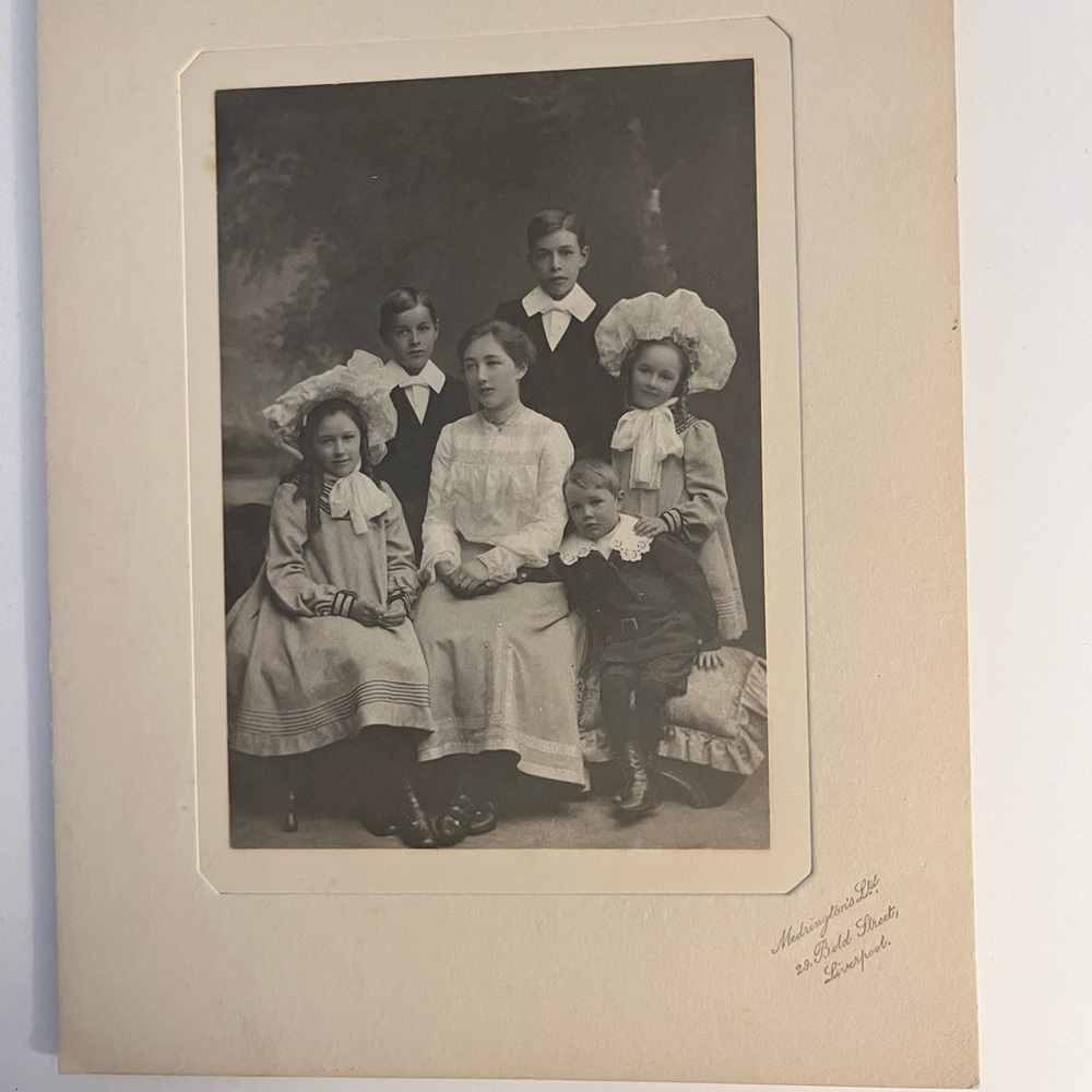Antique Family Portrait Photograph 1880’s